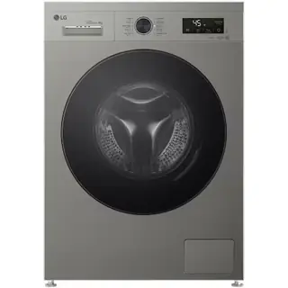 LG Front Load Washing Machine 8kg, 1400 RPM, Platinum Silver