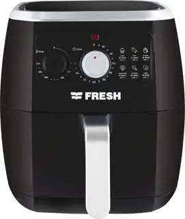 Fresh FAF-M1800B Air Fryer, 7 Liters, 1800 Watt - Black Silver