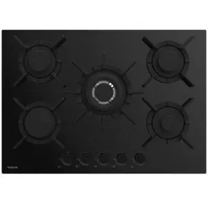 فرن Plaque de Cuisson Focus F.417B 5 Feux 70 cm Noir
