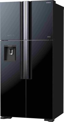 Hitachi Refrigerator, Side by Side, 19.1 Cu.ft, Black - R-W660PS7GBK