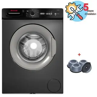 Lave Linge Frontal Brandt BLF842S 8KG Silver