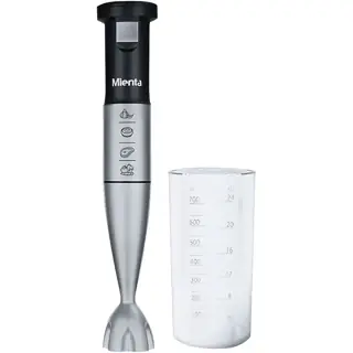 Mienta Hand Blender 1000 Watt -700 ml Bowl - Black - HB111635A