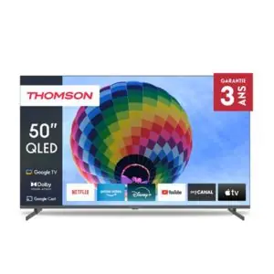 TV THOMSON 50″ Google QLED Side Feet – 50QG4S14