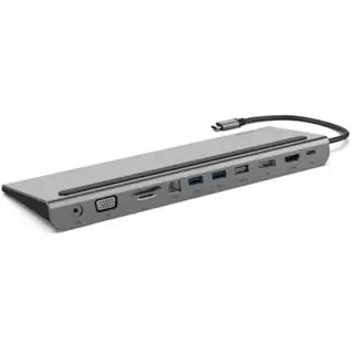 Station d'Accueil Manhattan 153478 USB-C 11En1 - Noir