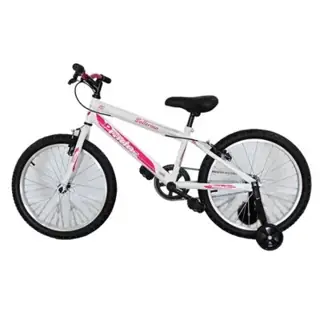 Bicyclette Pour Fille 20 Pouce RODEO | 6020-PF - Blanc & Rose