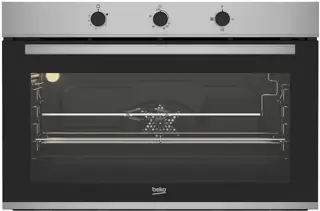 Beko BBWHT12104XS Built-In Gas Oven, 90 cm, Cooling Fan - Silver