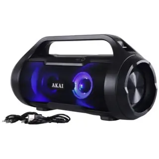 Haut Parleur Portable AKAI ABTS50 Étanche Bluetooth -Noir