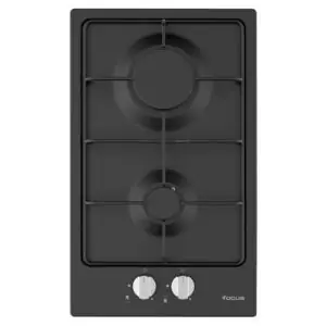 Plaque de Cuisson Focus 2 Feux 30 cm F.813B Noir