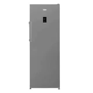 beko B3RFNE274S No Frost Upright Freezer, 220 Liters, 6 Drawers - Silver