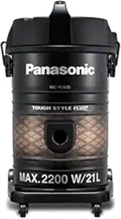 Panasonic Touch Steel Plus Vacuum Cleaner 21 L 2200 W MCYL635 Black/Brown