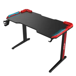 GADGETON T2-1200 RGB Flowing Light Gaming Desk - Black