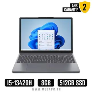 Lenovo IdeaPad Slim 3 15IRH10, 15.3" WUXGA IPS, i5-13420H, 8GB Ram