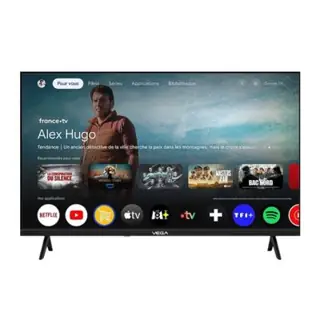 TV VEGA F43F1QBG 43 Pouces QLED FHD Google Smart