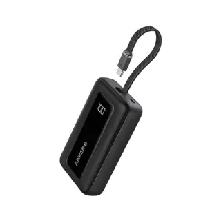 Anker Power Bank 10000mAh 30W BuiltIn USBC Cable A1688H11 - Black
