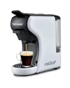 Machine à Café Expresso TECHWOOD Multi-Capsules 1450W - Blanc
