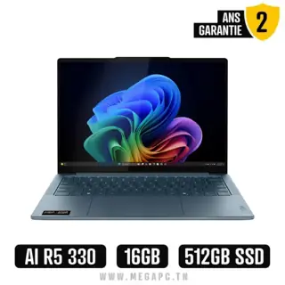 Pc Portable Lenovo Yoga Slim 7 14AKP10 / Ryzen AI 5 330 / 16 Go / 512 Go SSD /