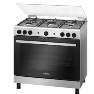 فرن Bosch Gas Cooker, 5 Burners, 90 cm, Stainless Steel (HGV1F8Y52S)