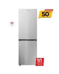 Réfrigérateur Combiné Hoover HONCQ2T618EX 355L NoFrost Inox