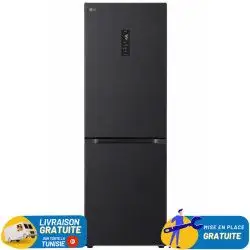ثلاجة Réfrigérateur Combiné LG GW-B459FS6W 341L NoFrost Noir