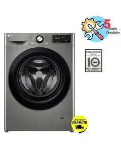 Machine à Laver LG F4R3TYG6P 8Kg Smart IA DD