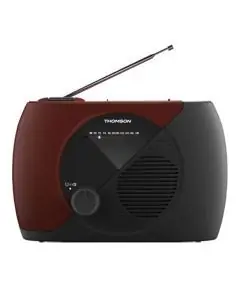 سماعة صوت Radio FM Portable Thomson RT353 Rouge & Noir