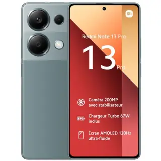 Smartphone Xiaomi Redmi Note 13 Pro 12Go 512Go Noir