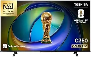 Toshiba 43V35RP 43-inch Frameless Smart TV, FHD, with Built-in Receiver