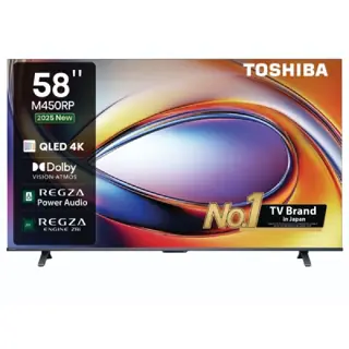 تلفزيون توشيبا سمارت , 58 بوصه , QLED , دقة 4K UHD