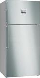 BOSCH Refrigerator With Freezer At Top 641 Liters 186 x 86 Cm KDN86AI3E9 Silver
