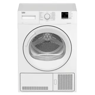 Beko Condenser Tumble Dryer 7 kg, 15 Program, DC7W - White