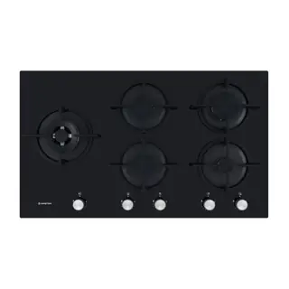 فرن Plaque de Cuisson ARISTON AGS 92S/BK -90CM-5 Feux - Noir