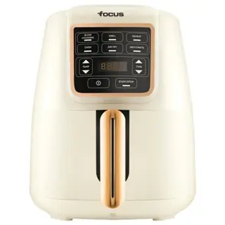 جهاز مطبخ AirFryer Focus 1550W 4L Blanc & Gold FM3601W