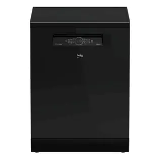 Beko Dishwasher 60 cm 15 Set 6 Programs Glass Hygiene Inverter, Black