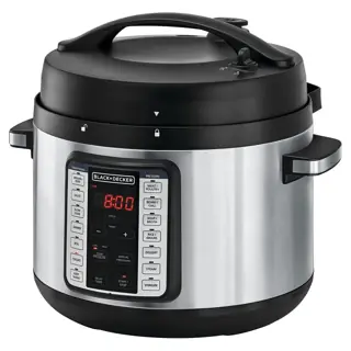 Black & Decker Pcp1010-B5 Smart Steam Pot, 1350W, 10 L - Silver Black