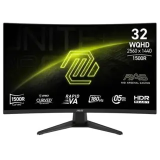 تلفزيون ECRAN GAMING MSI MAG 321CQF E18 31.5″ WQHD 180Hz CURVED