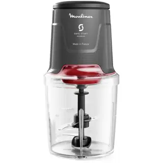 جهاز مطبخ Moulinex Easy Press Chopper 4 Blades - 500 Ml - Gray - AT740HF