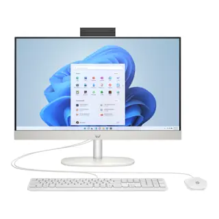 PC de Bureau All-in-One HP 24-cr0020nk i5-1335U 16 Go 512 Go SSD - Blanc