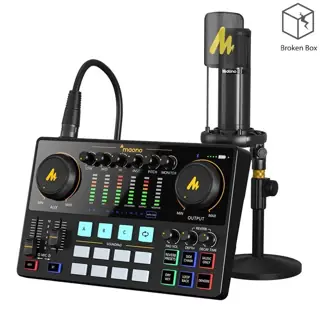 ملحق Maonocaster AME2A All-In-One Podcast Equipment Audio Interface Bundle with XLR
