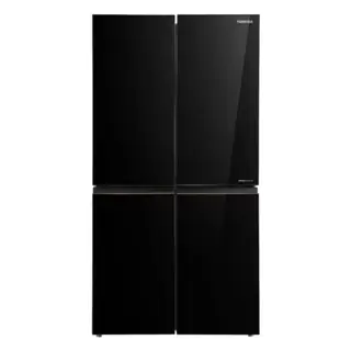 Toshiba Refrigerator 699 Liter, 4 French Door, Inverter, Black
