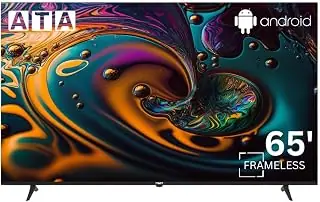 ATA 65-Inch 4K UHD Frameless Smart Google TV - ATA65UOG