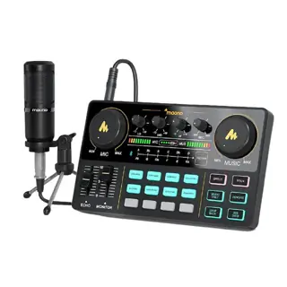 ملحق Maonocaster AU-AM200S1 Lite Portable All-In-One Podcast Production Studio With