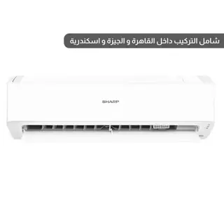 SHARP 1.5 HP Cooling Air Conditioner AH-A12ZSE white