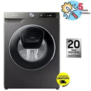 غسالة Lave Linge Frontal SAMSUNG WW90T654DLN ECO BUBBLE 9KG - Inox