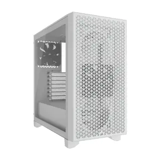 قطعة كمبيوتر CORSAIR 3000D AIRFLOW Mid Tower Case - White