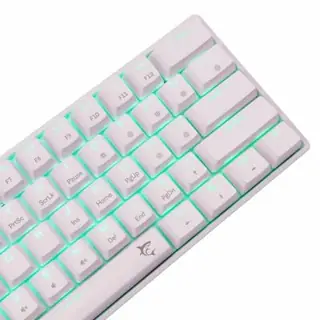 Clavier Mécanique WHITE SHARK SHINOBI 2 GK-004211 Blanc - Red Switch