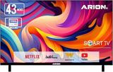 Arion 43-Inch Full HD Smart Android TV, A+ Grade Panel, Frameless Design