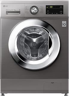 LG Front Load Washing Machine 8/5KG With DD Motor,Stone Silver- Chrome Knob