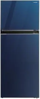 Toshiba Fridge 450 Liter Inverter Black Glass Door GR-RT624WE-PGN(22) Black