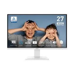 Ecran MSI Pro MP273QW E2 27'' WQHD 100Hz IPS Blanc