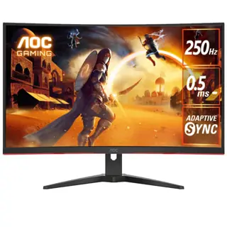AOC C32G2ZE2 32" FHD VA, 250Hz, 0.5ms Curved Gaming Monitor